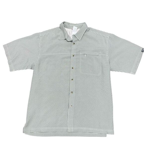 The North Face Other - NWOT THE NORTH FACE Men’s Green Grid Button Down Collared Shirt Size L